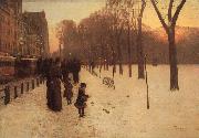 Childe Hassam Boston Common at Twilight oil painting picture wholesale